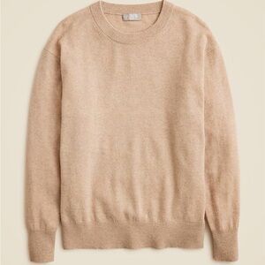 NWT J. Crew Cashmere relaxed crewneck sweater, size M